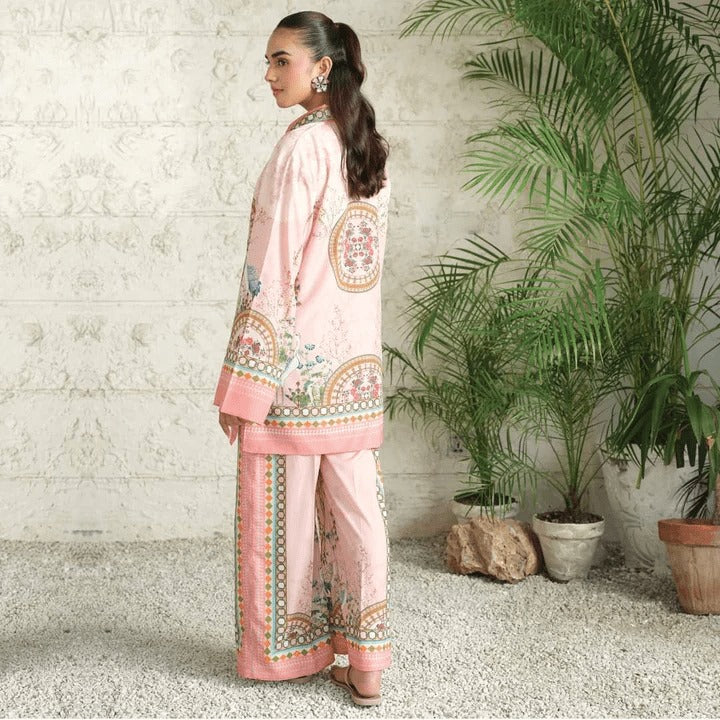 Elegant Winter Crepe Printed 2-Piece Suit