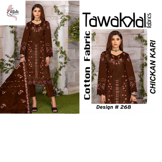 Tawakkal Cotton 3-Piece Suit Unstitched