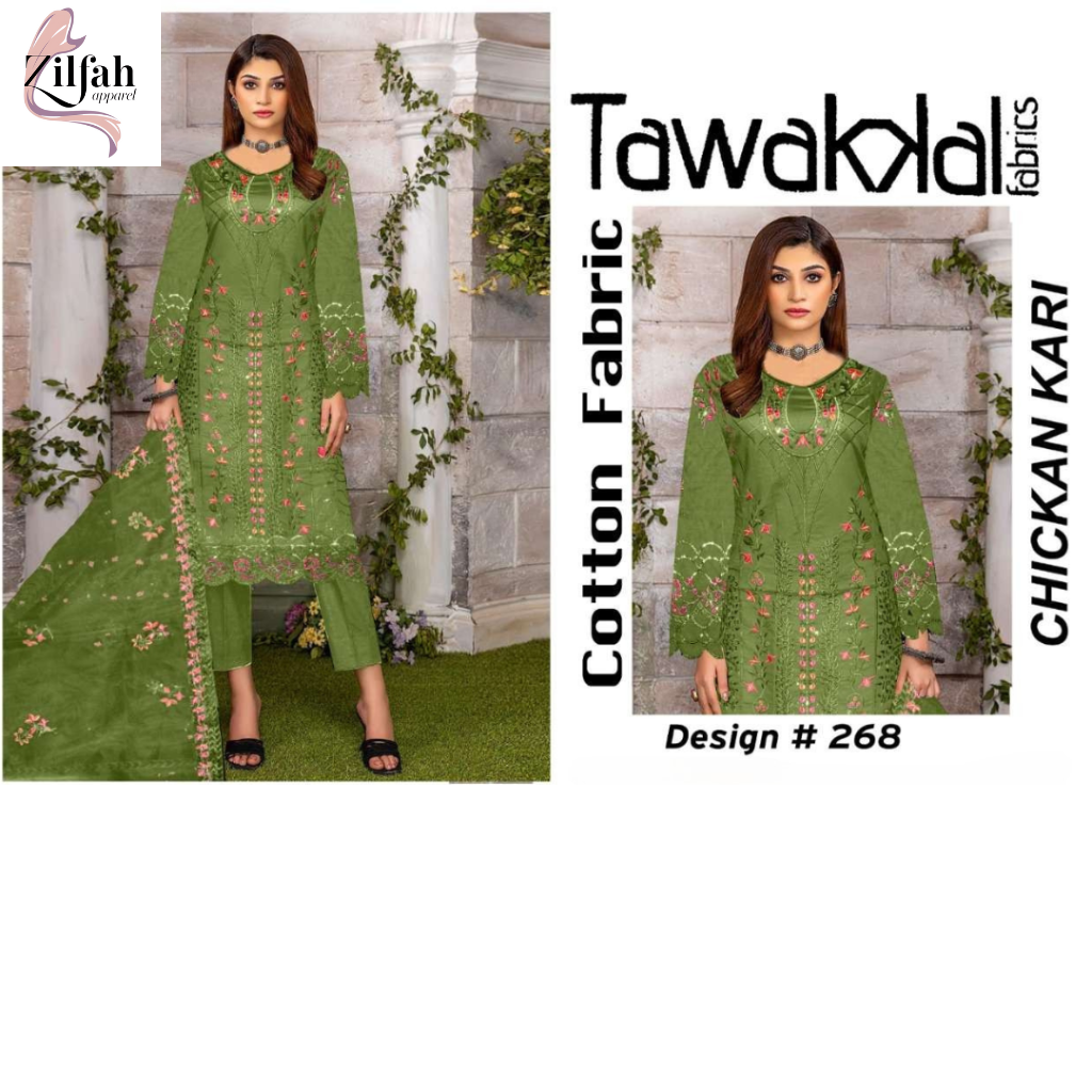 Tawakkal Cotton 3-Piece Suit Unstitched