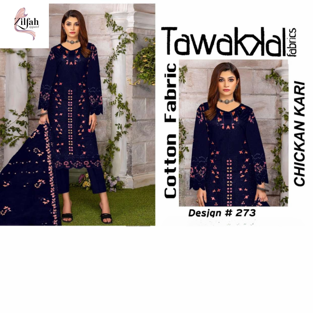 Tawakkal Cotton 3-Piece Suit Unstitched